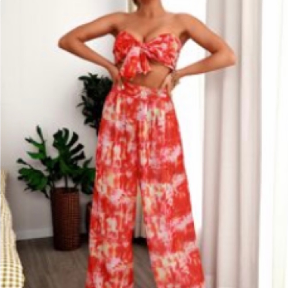 2 Piece Shein Tie Dye Outfit